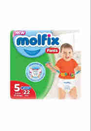 Molfix Baby Diaper Pants 5 Junior 11-18 Kg